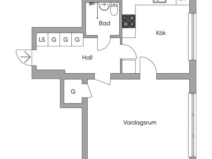 Floor plan for Sköntorpsvägen 128