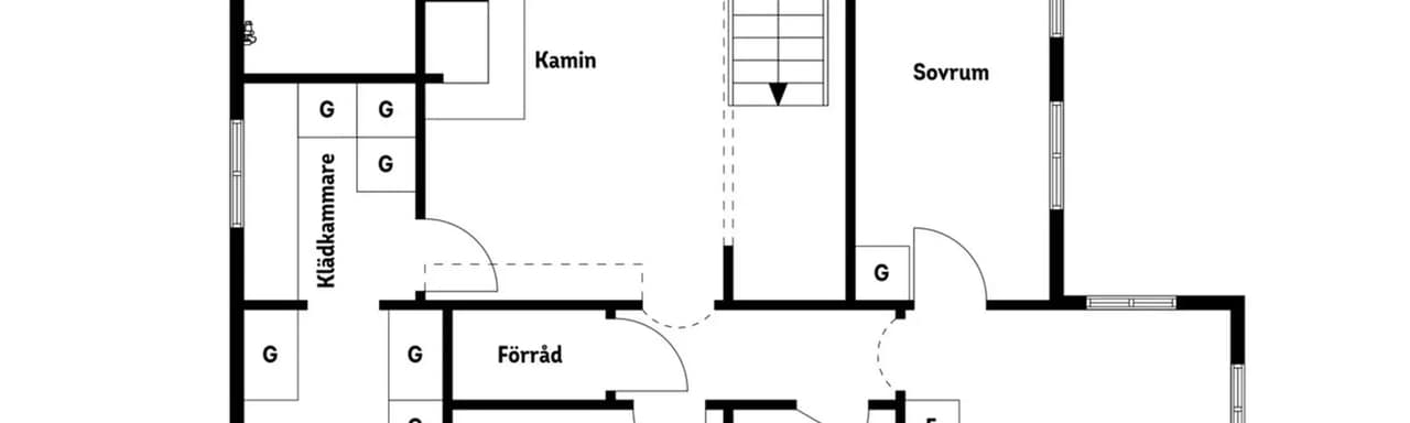 Planritning för Lerviksvägen 66