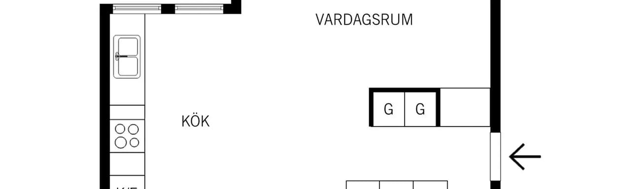 Floor plan for Ormbergsvägen 7