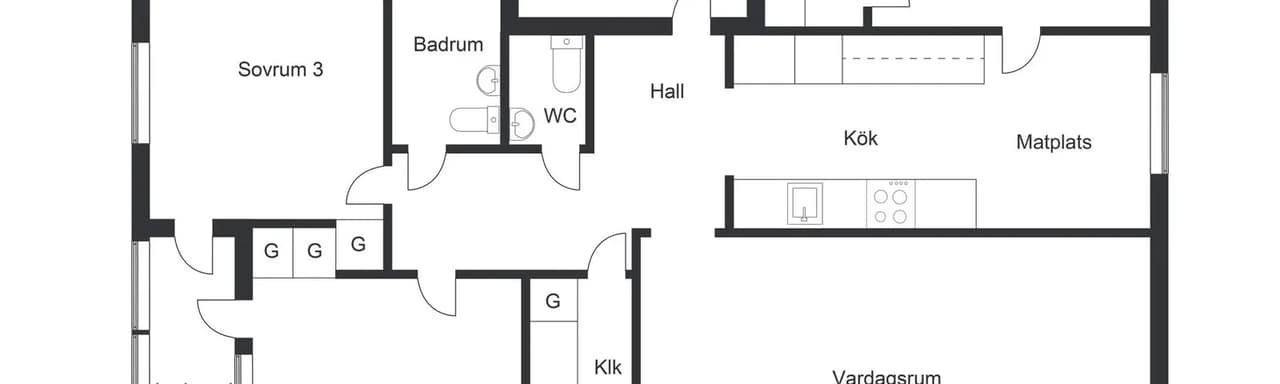 Floor plan for Sågstuvägen 11