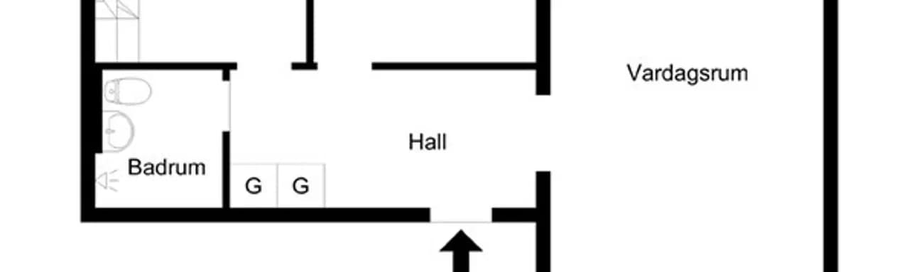 Floor plan for Per Albin Hanssons väg 56b