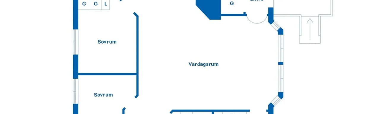 Floor plan for Holmtorpsvägen 31