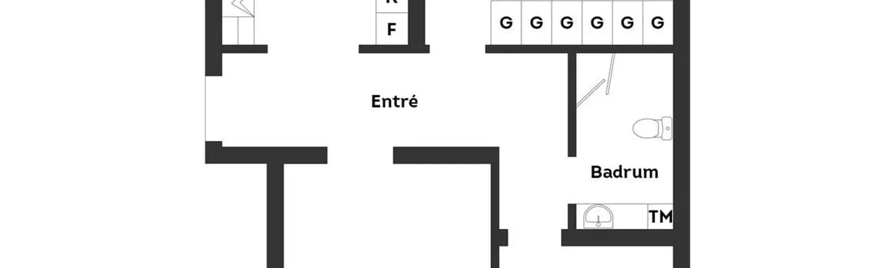 Floor plan for Bissmarksgatan 2