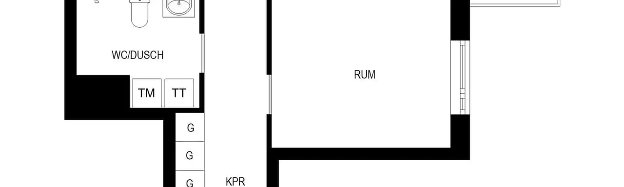 Planritning för Signe Tillischgatan 7