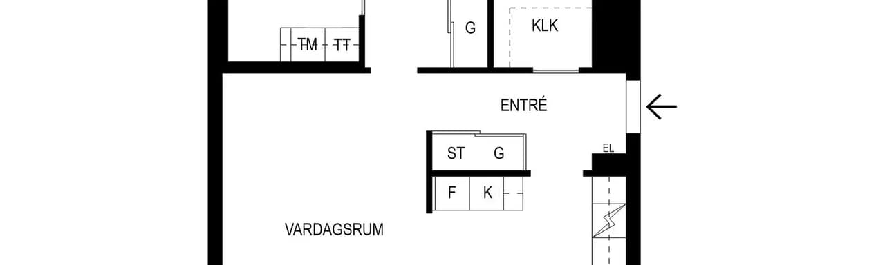 Floor plan for Margreteborgsvägen 25