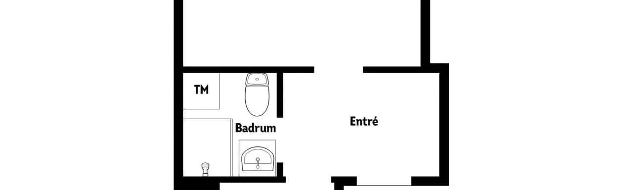 Floor plan for Odengatan 21A