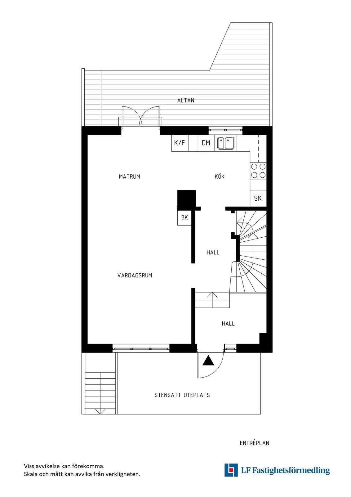 Floor plan for Selångergränd 13