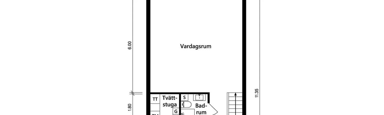 Planritning för Malörtsgatan 137