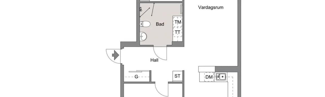 Planritning för Kabelverksgatan 42