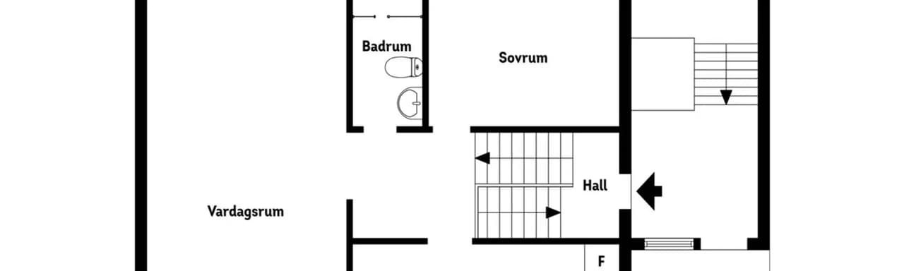 Floor plan for Margaretavägen 7