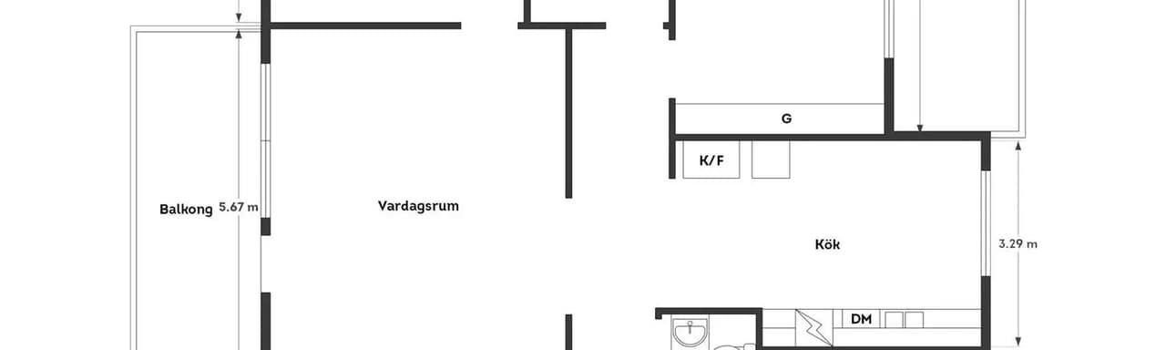 Floor plan for Gubbe-Lars Väg 4