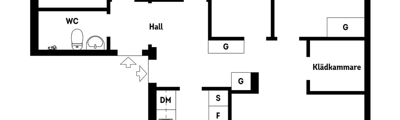 Planritning för Bollmoravägen 106