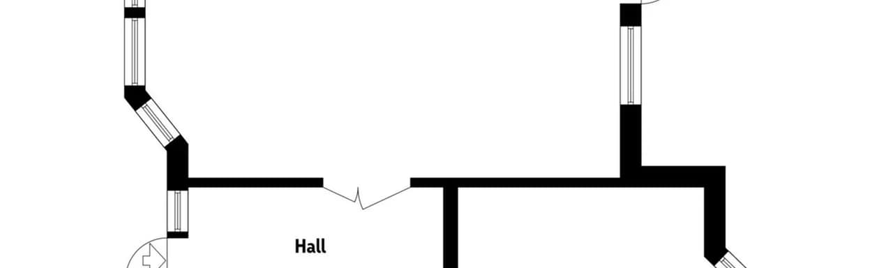 Planritning för Pilbågsvägen 3B