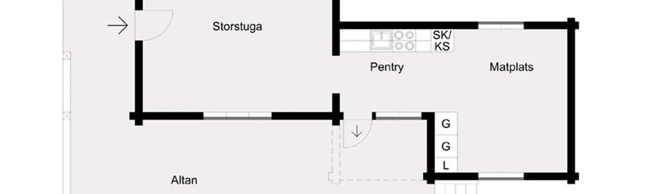 Planritning för Ostnäs 821