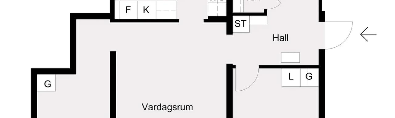 Planritning för Ridhusgatan 6