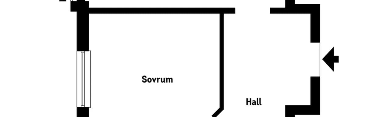 Floor plan for Klostergatan 18