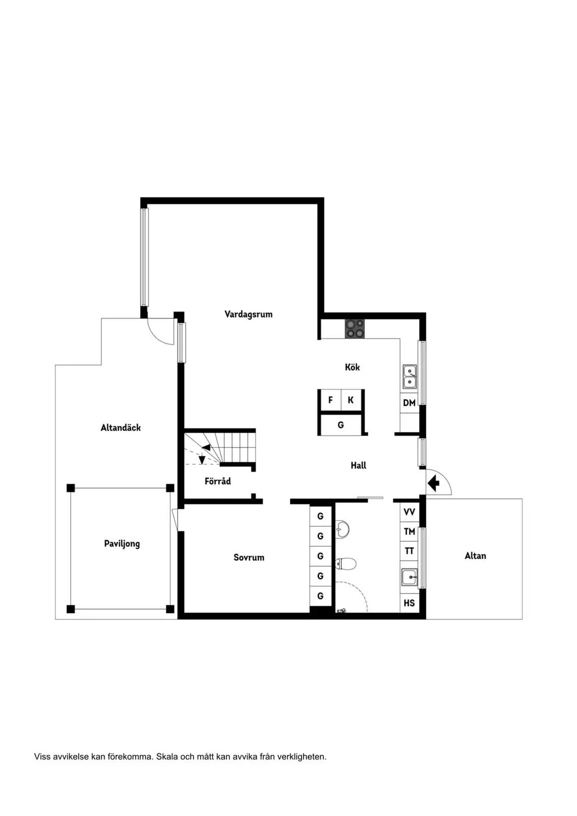 Floor plan for Friskhetsvägen 52