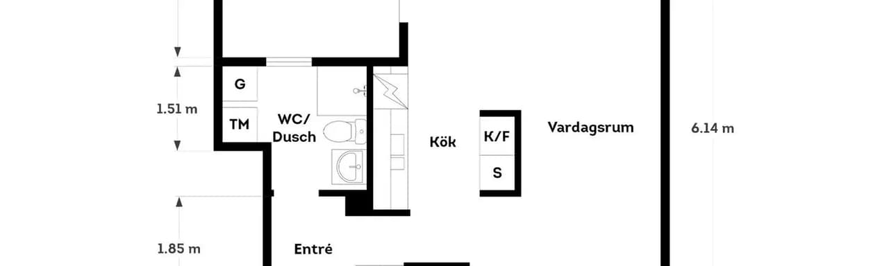 Floor plan for Solventilsgatan 1