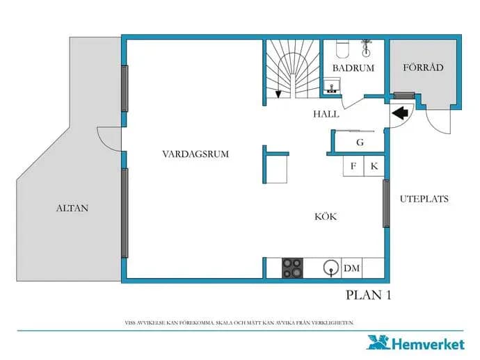 Floor plan for Näsuddsvägen 17 D