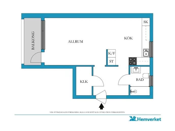 Floor plan for Mörsilsgatan 6