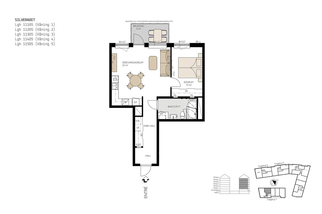 Floor plan for Bratteråsgatan 26 A