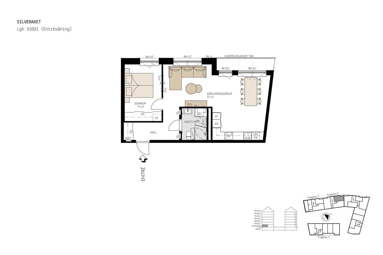 Floor plan for Bratteråsgatan 22