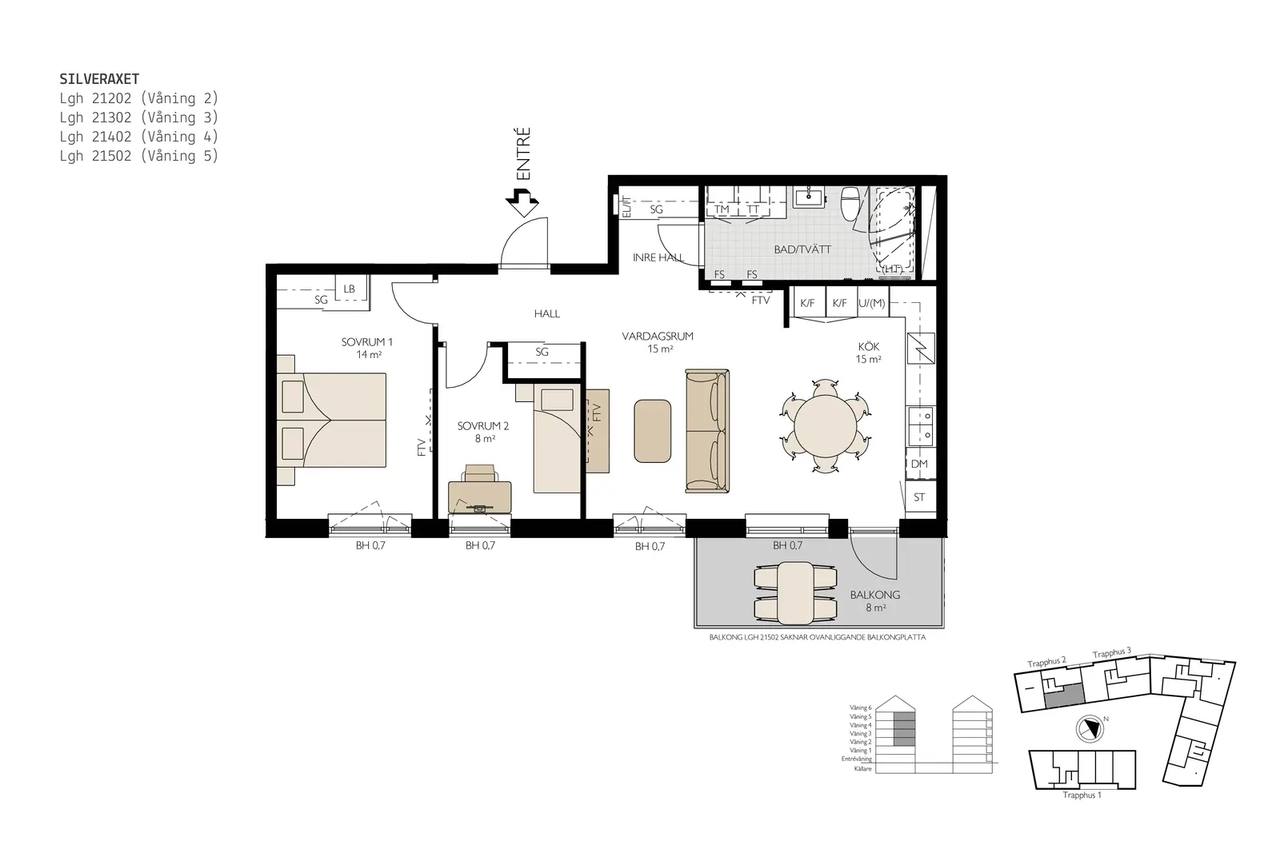Floor plan for Bratteråsgatan 24