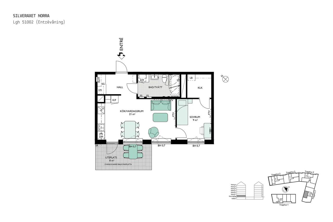 Floor plan for Bratteråsgatan 18