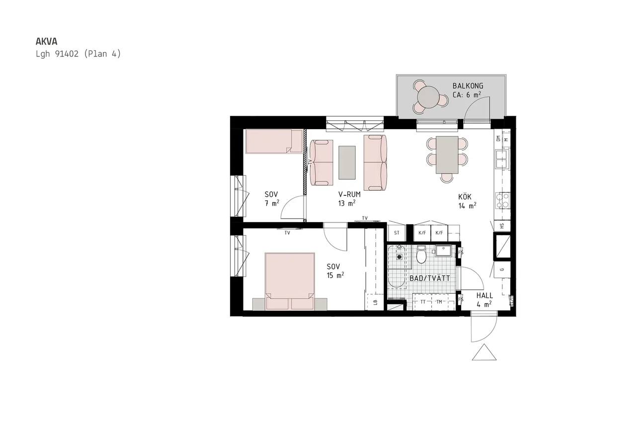 Floor plan for Tändkulevägen 63