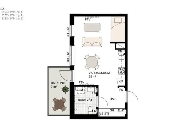 Planritning för Svärmgatan 11