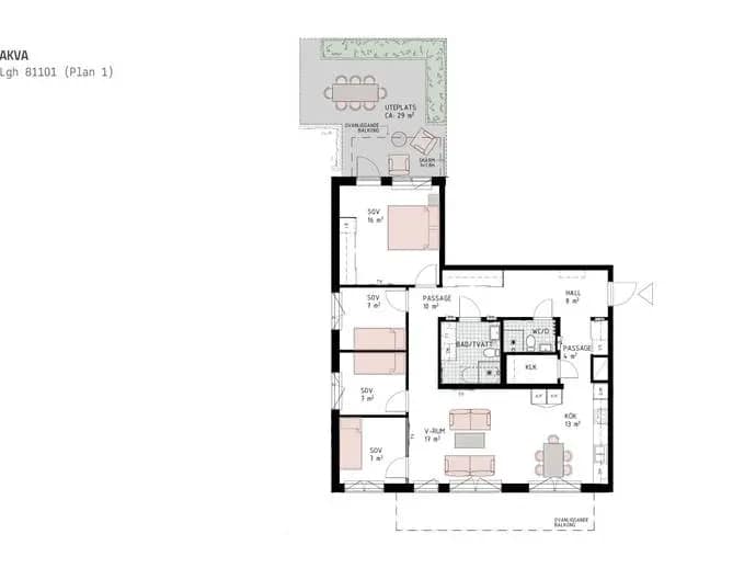 Floor plan for Tändkulevägen 65