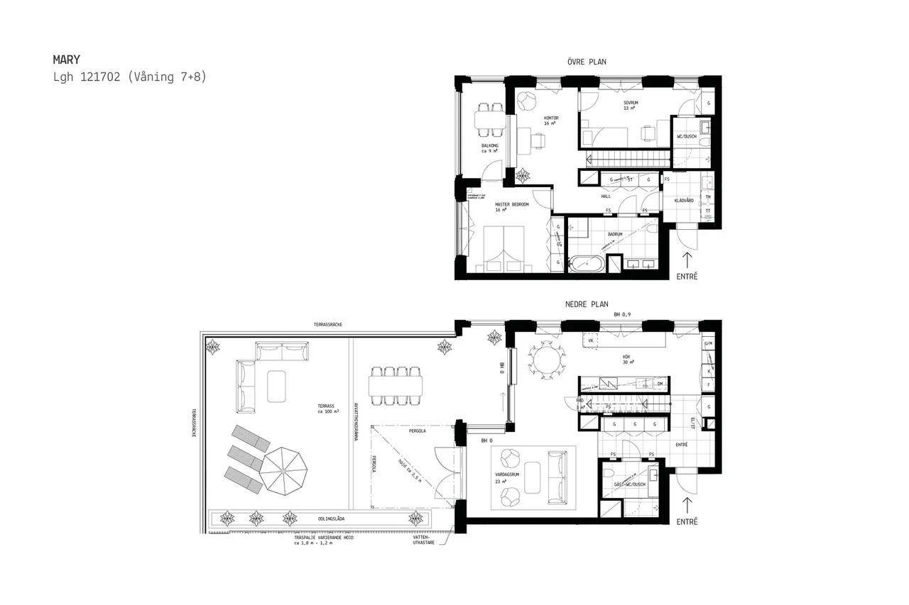 Planritning för Ångloksgatan 28
