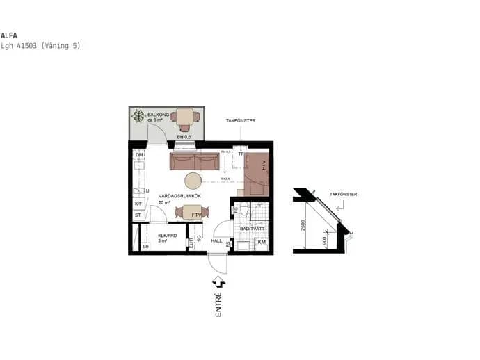 Floor plan for Thorsten Levenstams väg 1