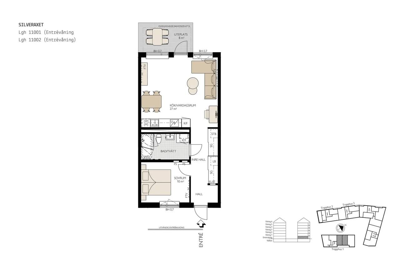 Floor plan for Bratteråsgatan 26 C