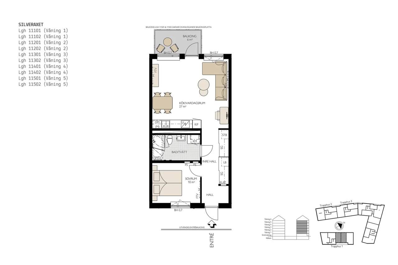 Floor plan for Bratteråsgatan 26 A