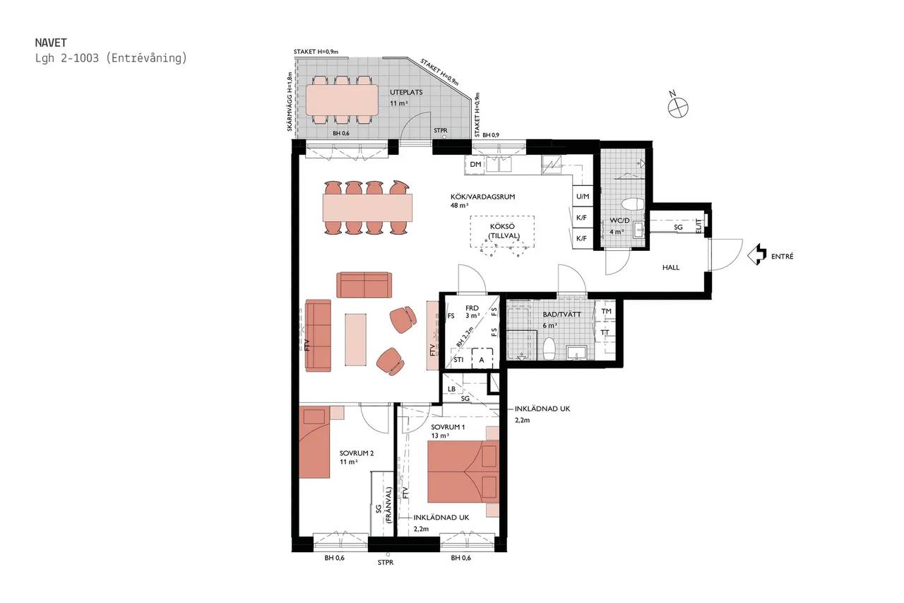 Floor plan for Strandvägen 98 C 