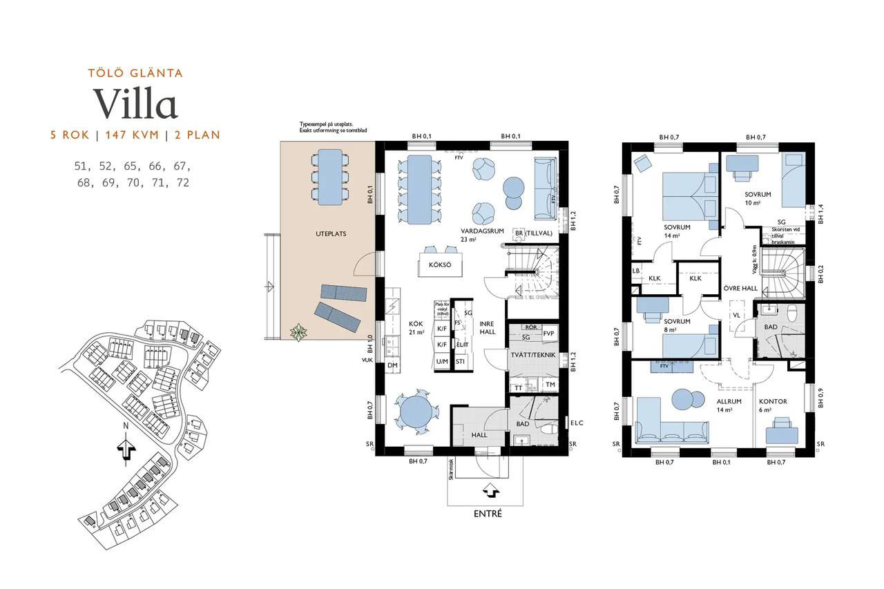 Floor plan for Stenåldersvägen 4