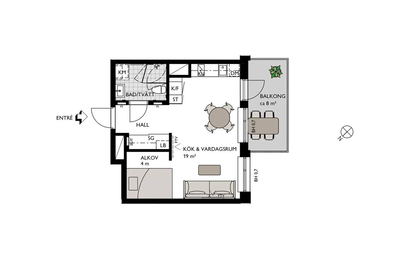Floor plan for Bratteråsgatan