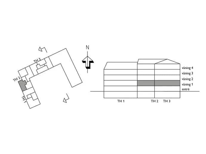 Floor plan for Industrigatan 6