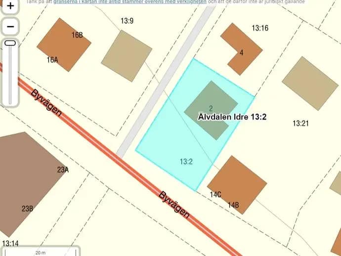 Floor plan for Bygdegårdsvägen 2