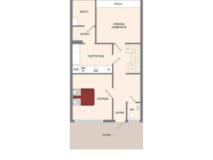 Floor plan for Scharinsvägen 28
