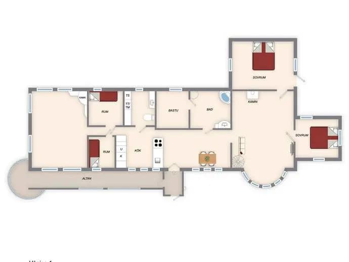 Floor plan for Kotalahti 105