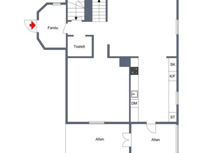 Floor plan for Ljusvattnet 211
