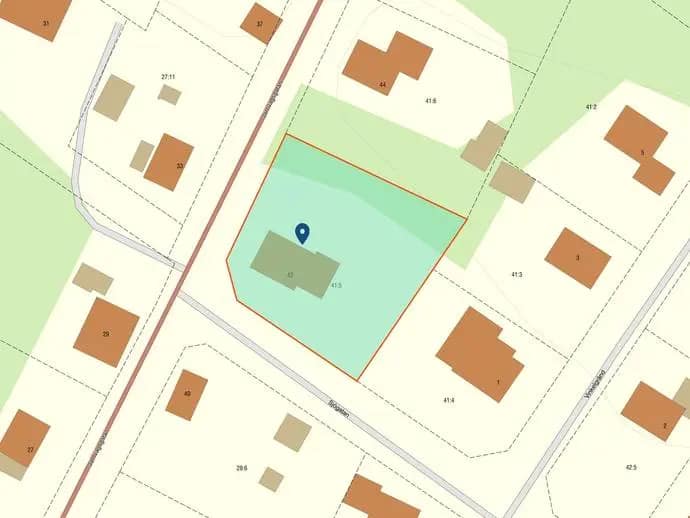 Planritning för Järnvägsgatan 42