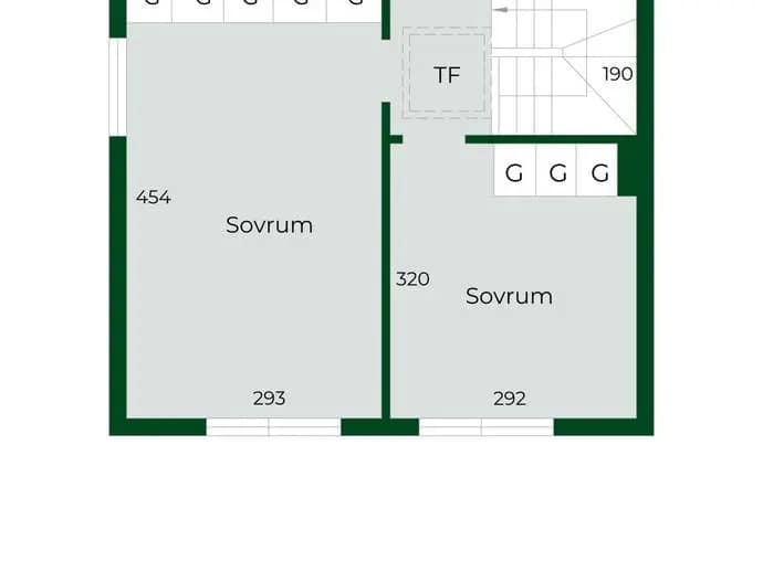 Floor plan for Silvervägen 69C