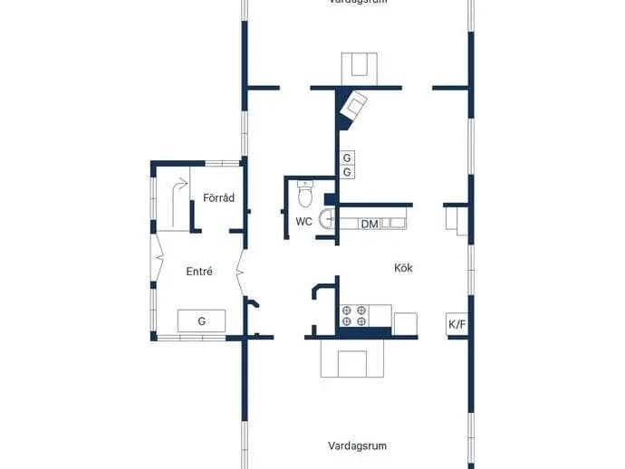 Planritning för Matkakoski 138
