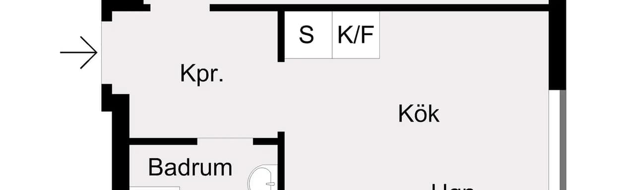 Planritning för Solvändan 2A