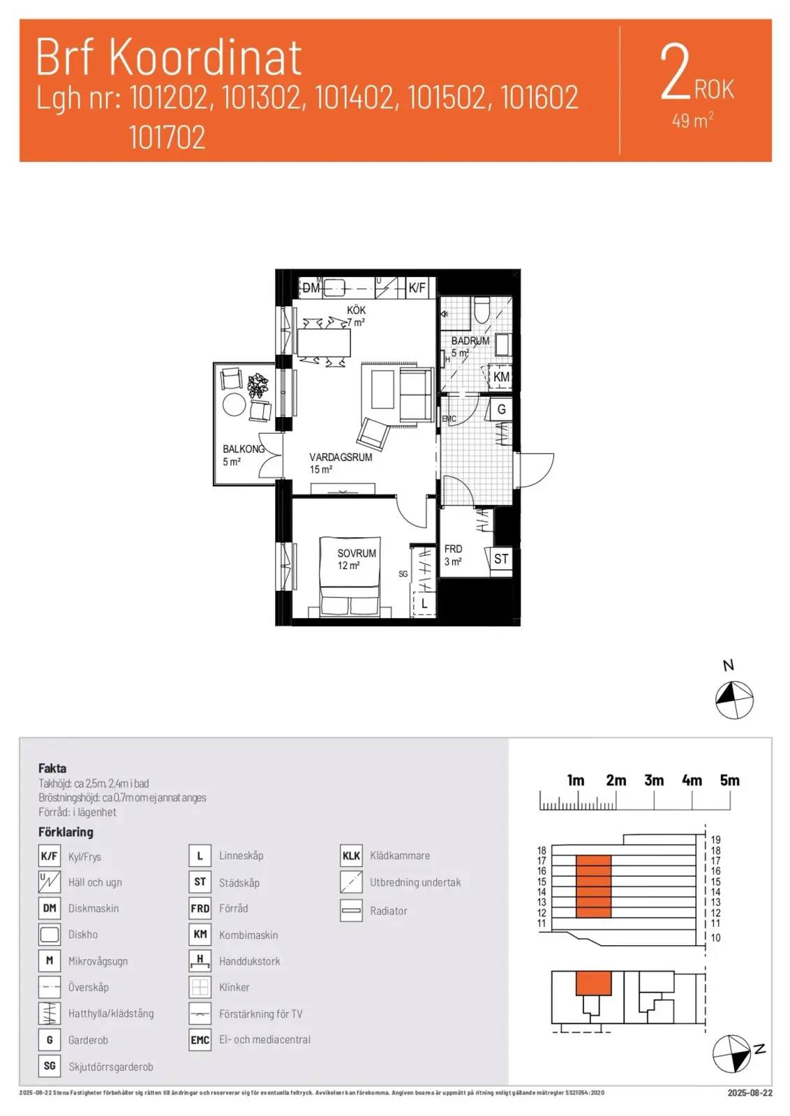 Floor plan for Skådemyntsgatan 10