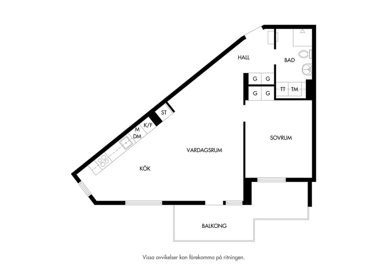 Floor plan for Märsgränd 32