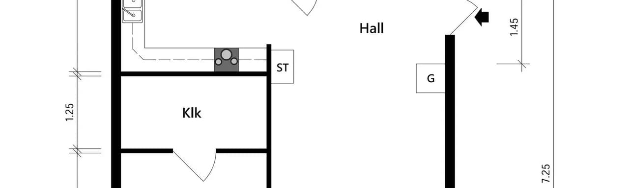 Planritning för Steken 2A